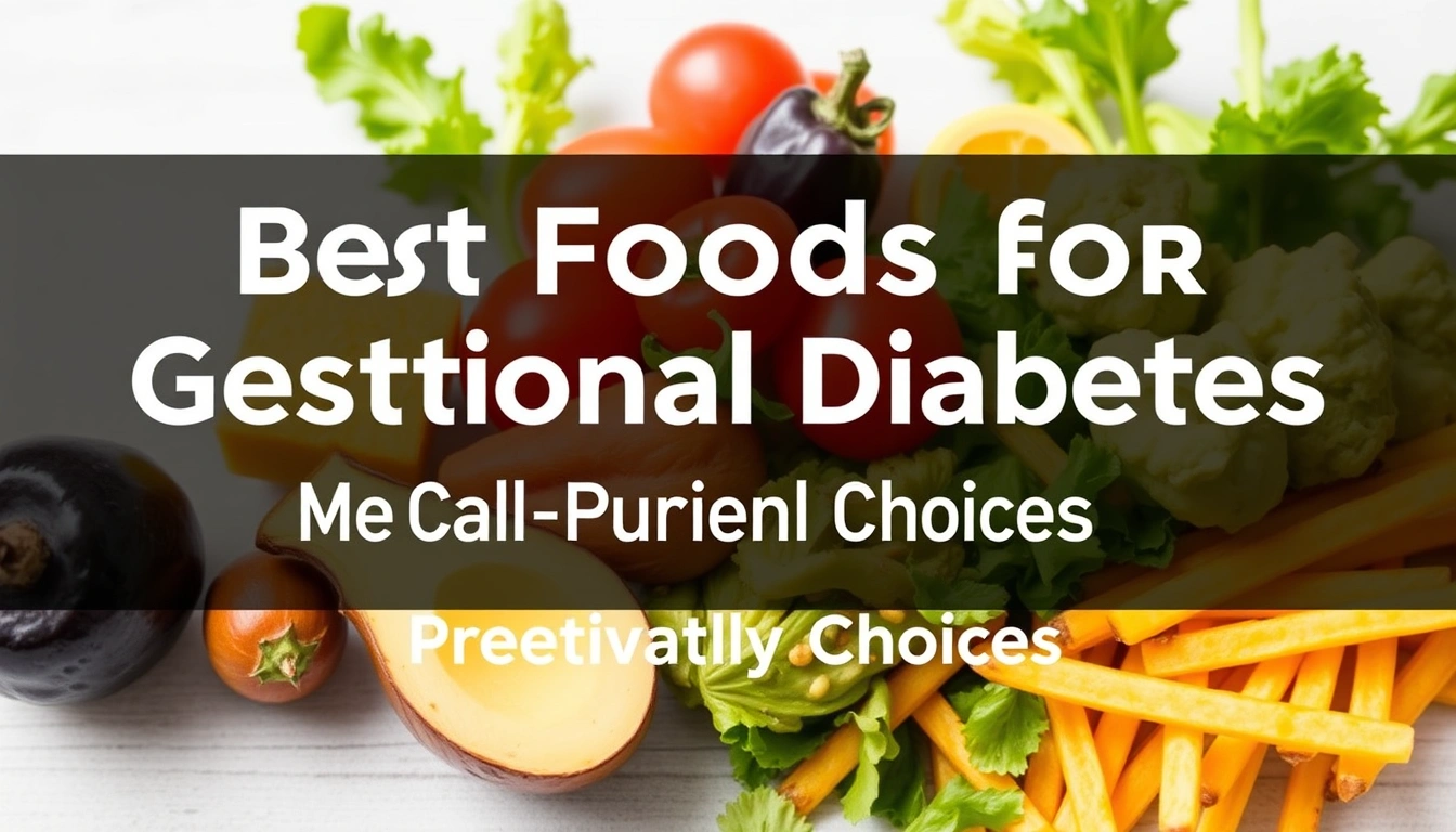 Best Foods for Gestational Diabetes: Meal-Friendly Choices
