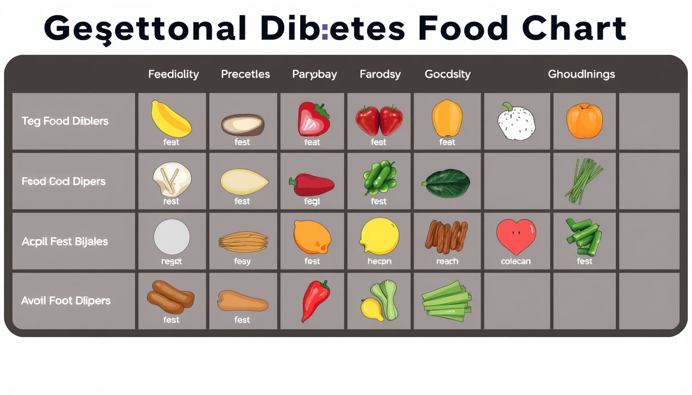 Gestational Diabetes Food Chart: Foods to Eat and Avoid