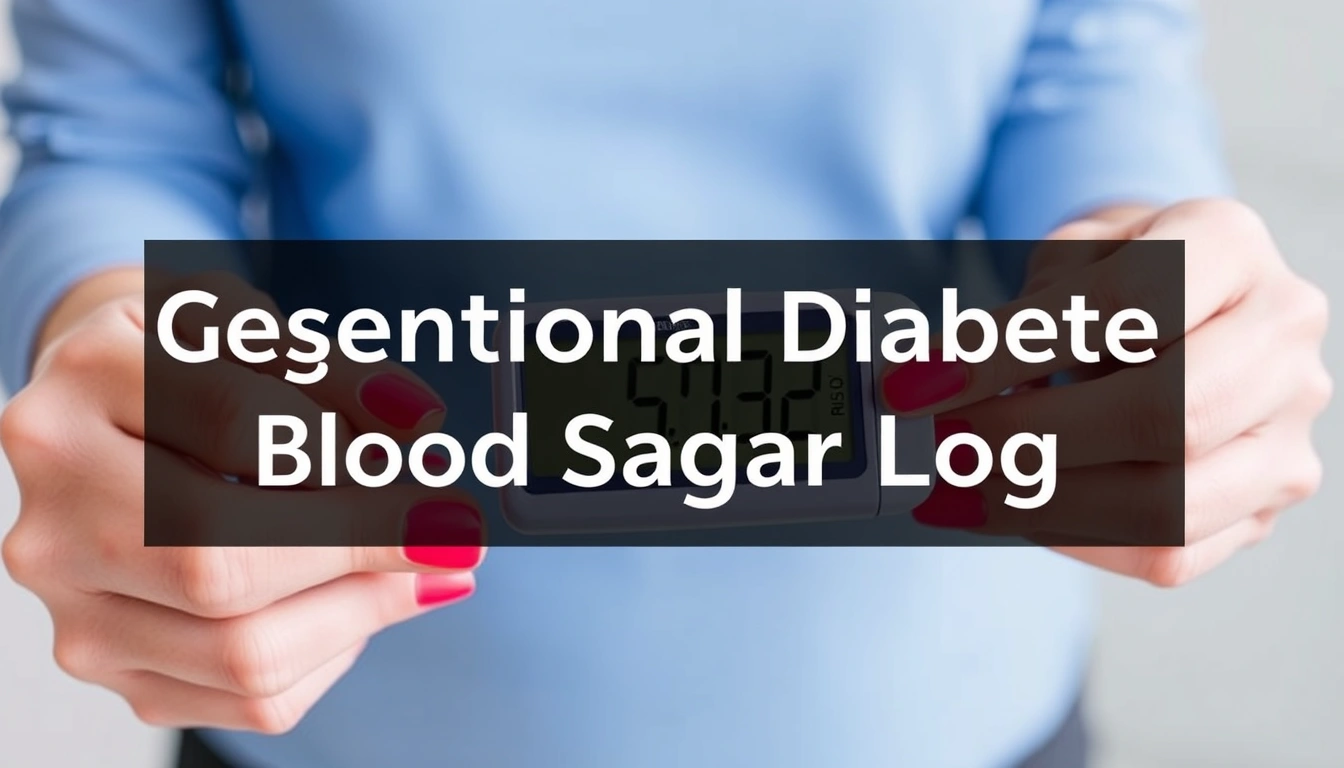 How to Keep a Gestational Diabetes Blood Sugar Log