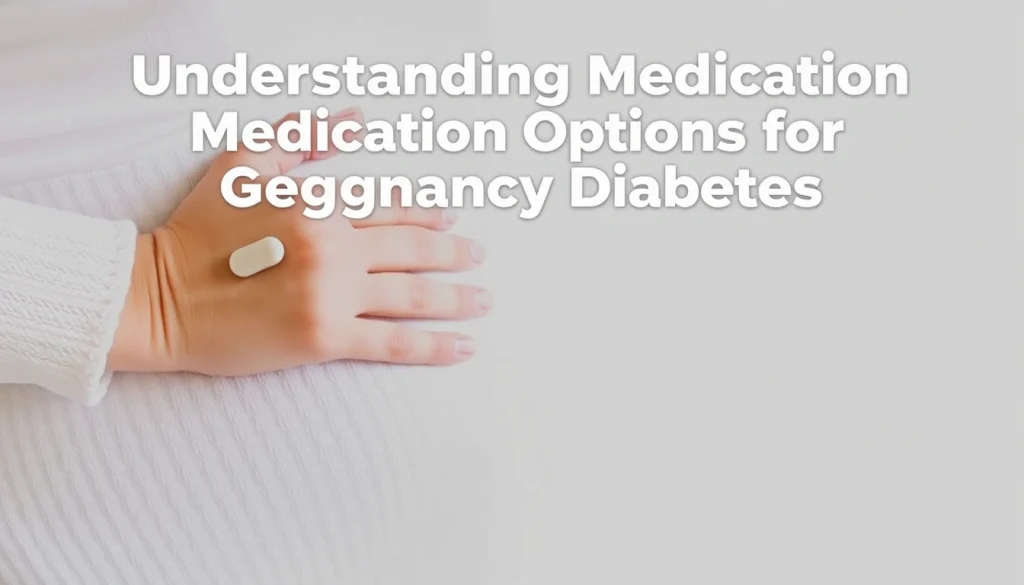 Understanding Medication Options for Gestational Diabetes