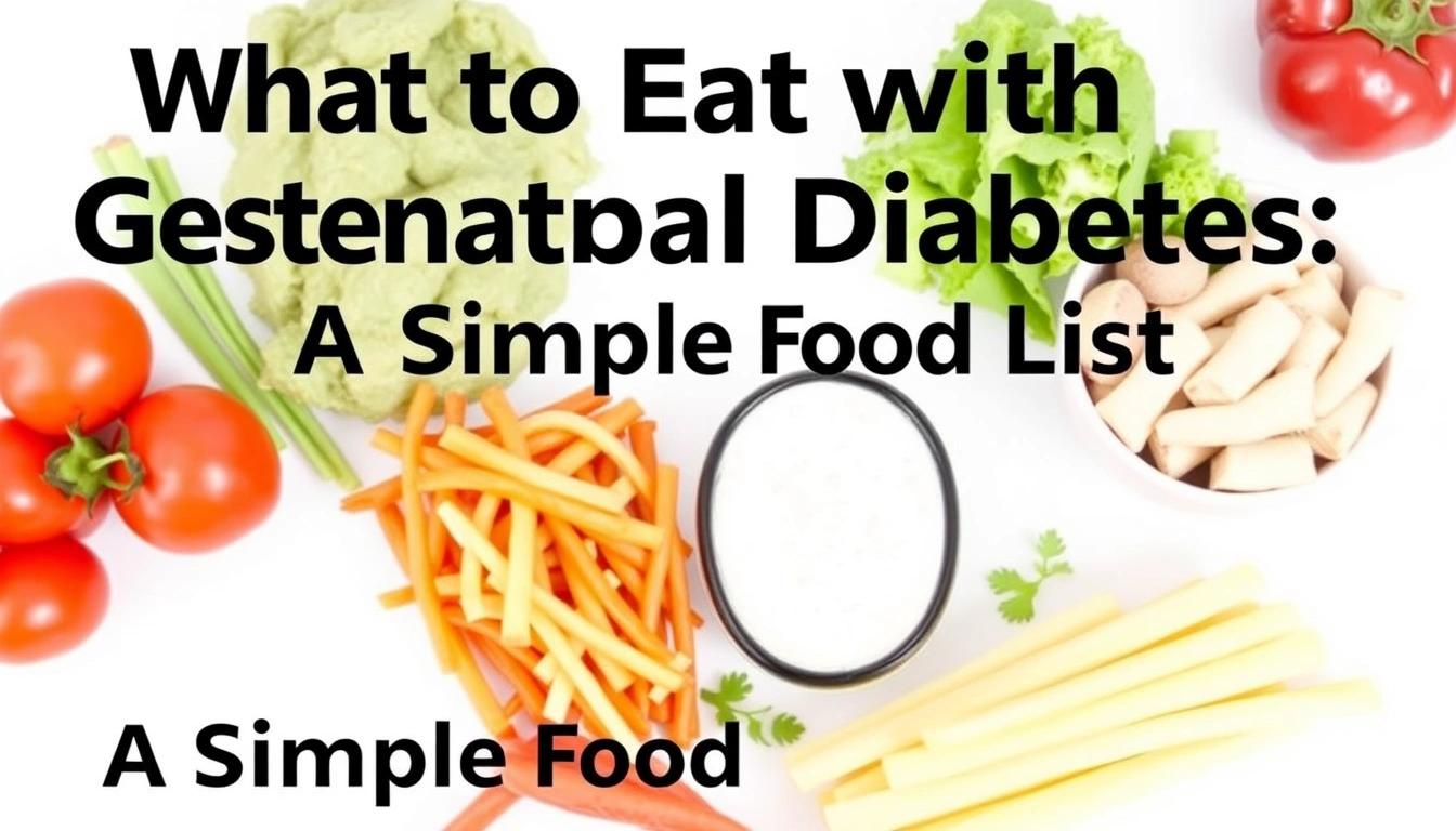 What to Eat with Gestational Diabetes: A Simple Food List