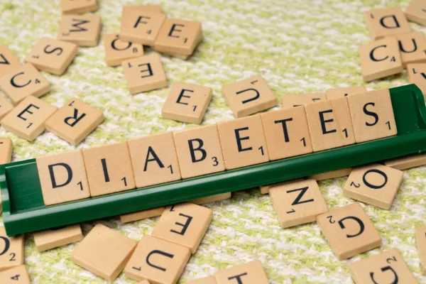 Metformin vs Insulin for Gestational Diabetes — Diabetes and the word diabetes on a green background